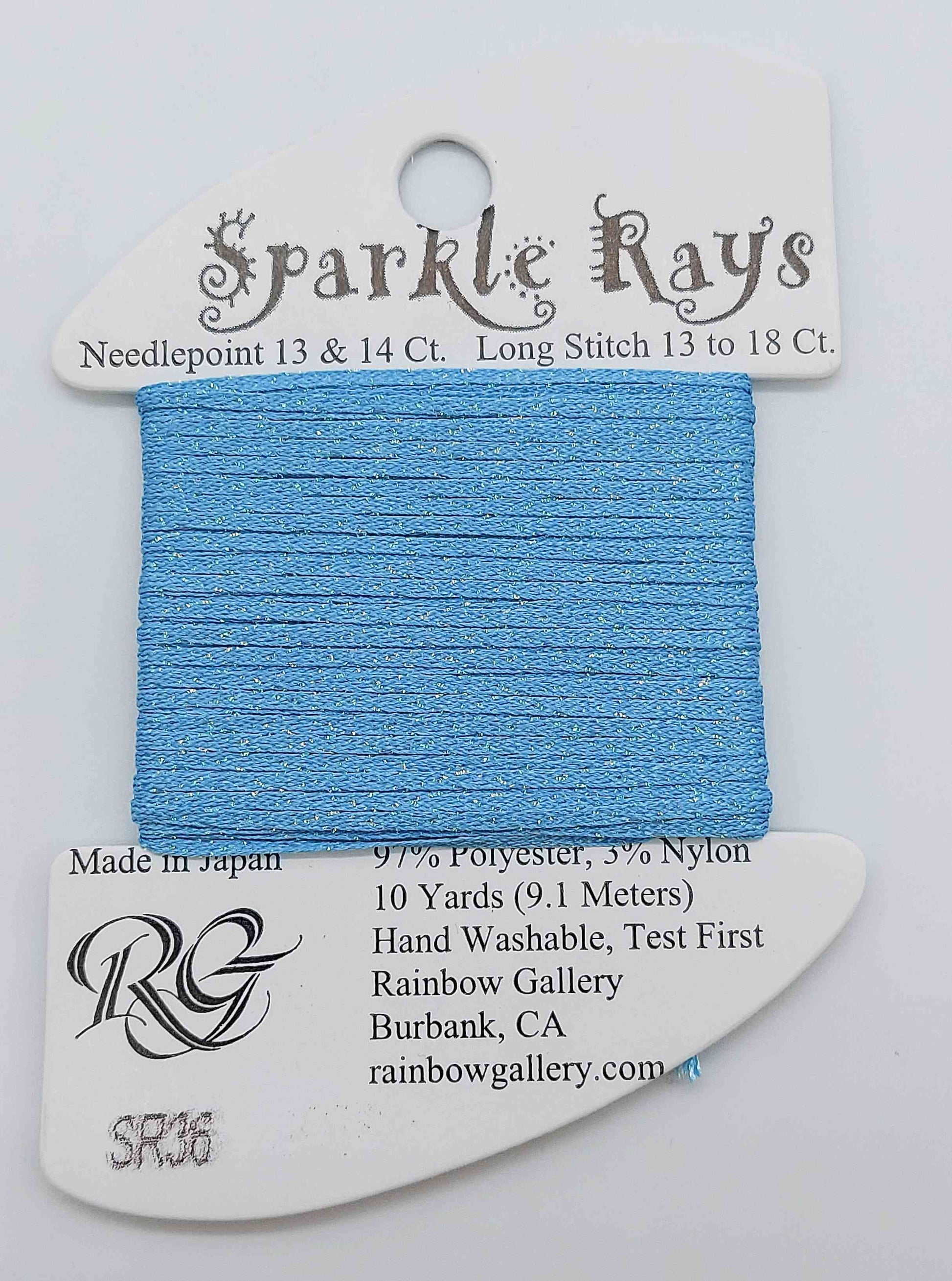 Sparkle Ray -  Assorted Colors - SR36 - LT TURQUISE