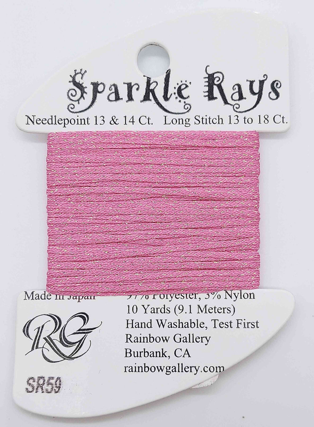 Sparkle Ray -  Assorted Colors - SR59 - HOT PINK .