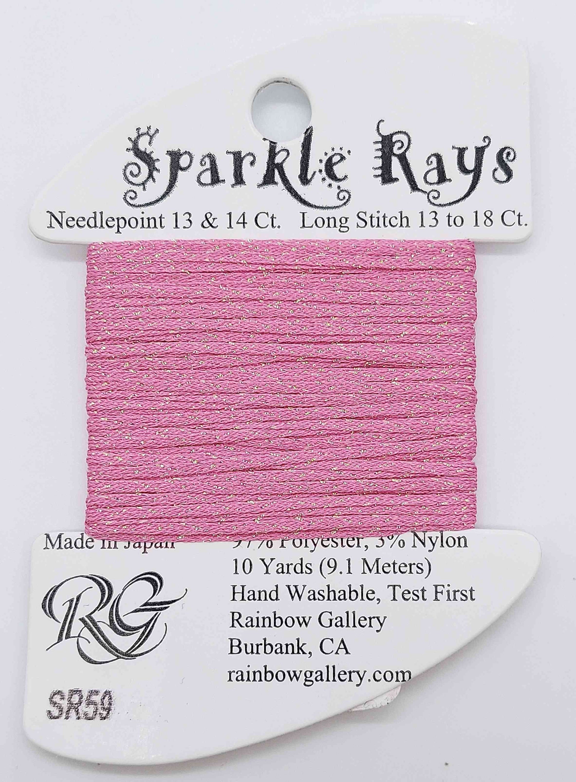 Sparkle Ray -  Assorted Colors - SR59 - HOT PINK .