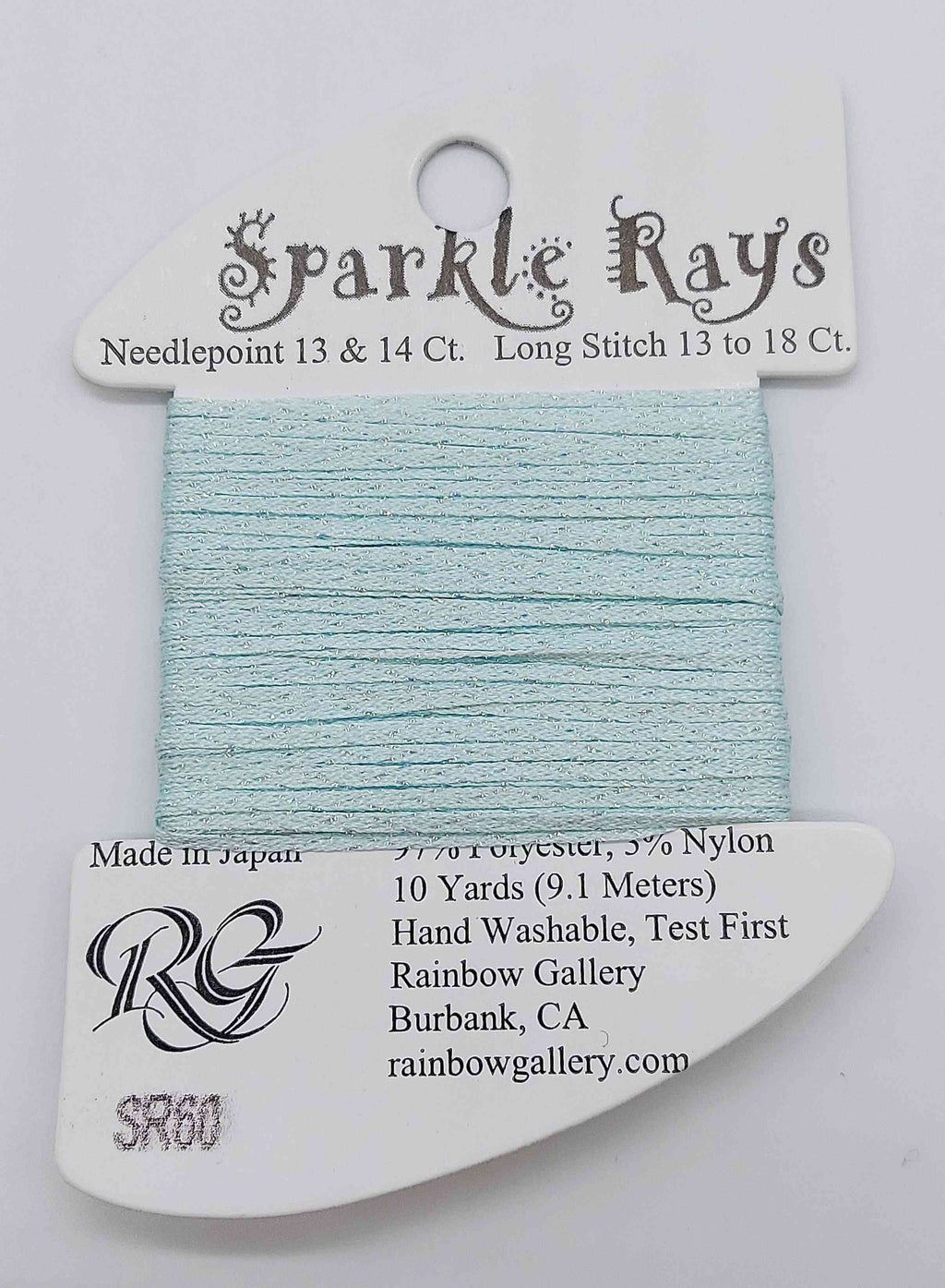 Sparkle Ray -  Assorted Colors - SR60 - LT GRN AQUA