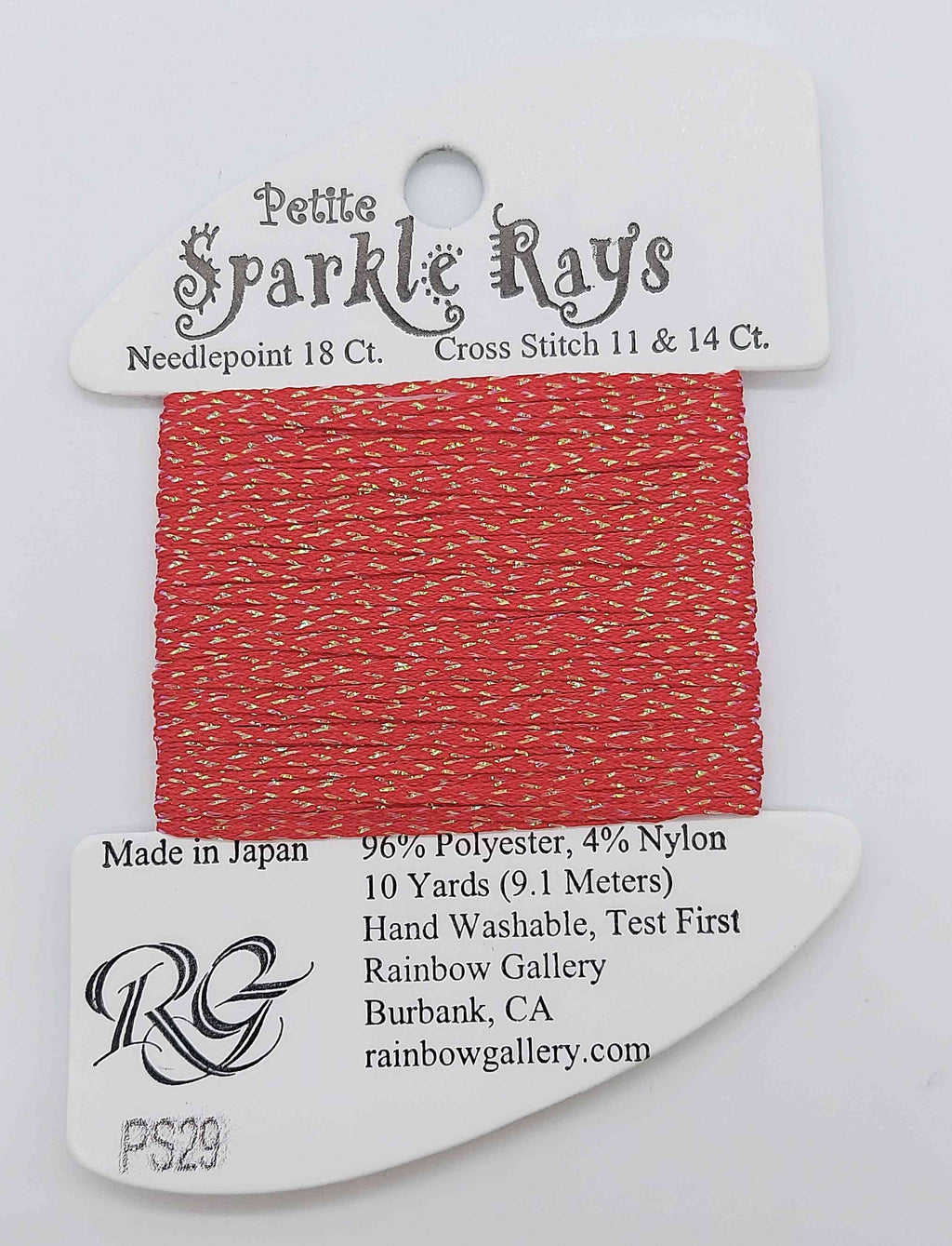 Sparkle Ray -  Assorted Colors - PS29 - CHRSTMAS RED