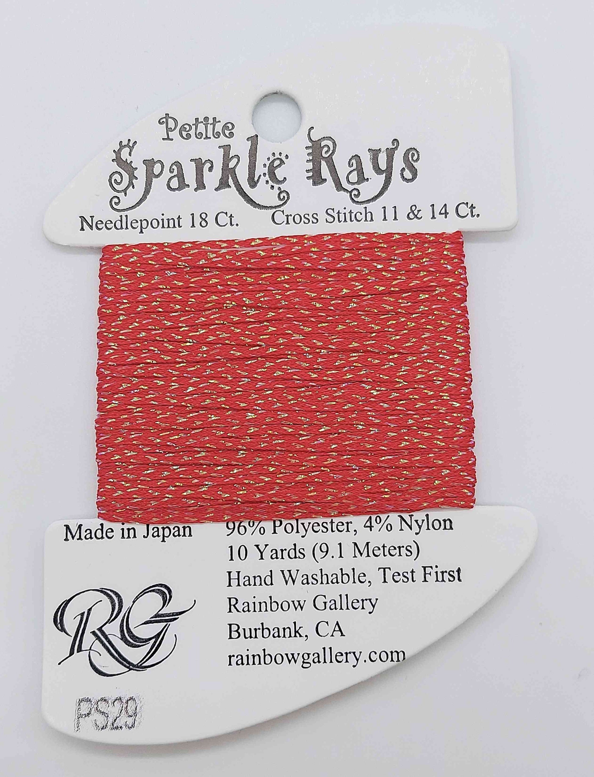 Sparkle Ray -  Assorted Colors - PS29 - CHRSTMAS RED