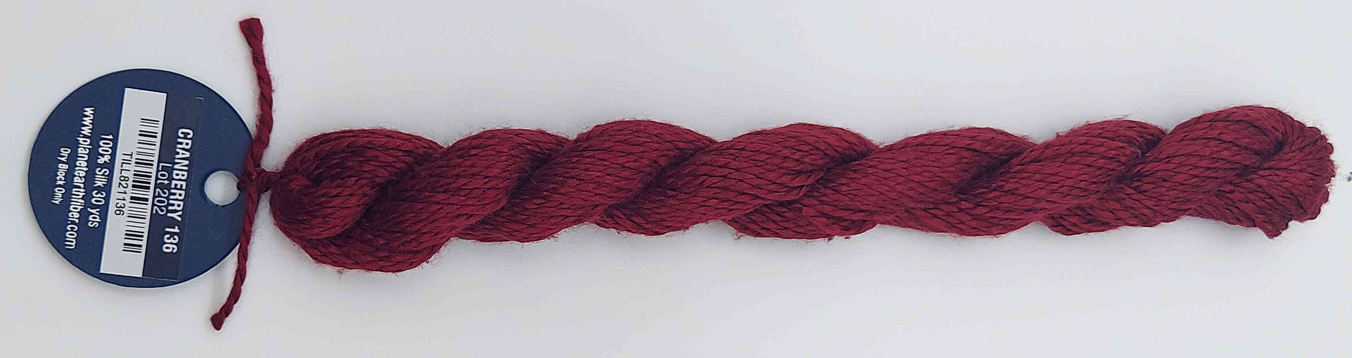 Planet Earth Single Ply Silk - 136 Cranberry