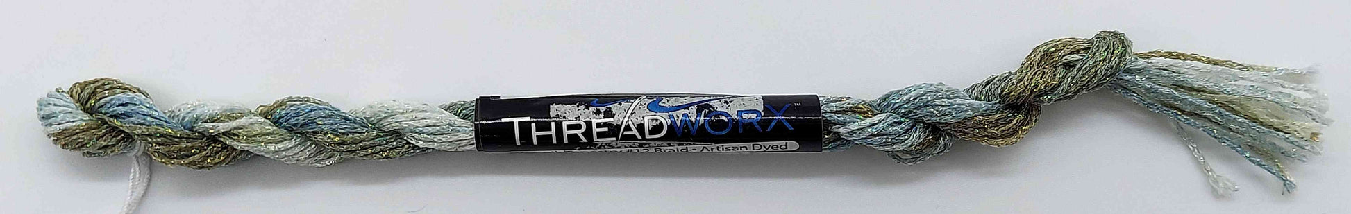 Threadworx #12 Overdyed Metallic - Assorted Colors - TWX-91067-Army Fatigue