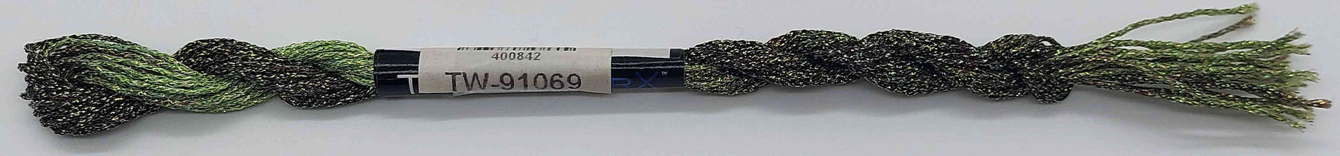 Threadworx #12 Overdyed Metallic - Assorted Colors - TWX-91069-Spanish Olives