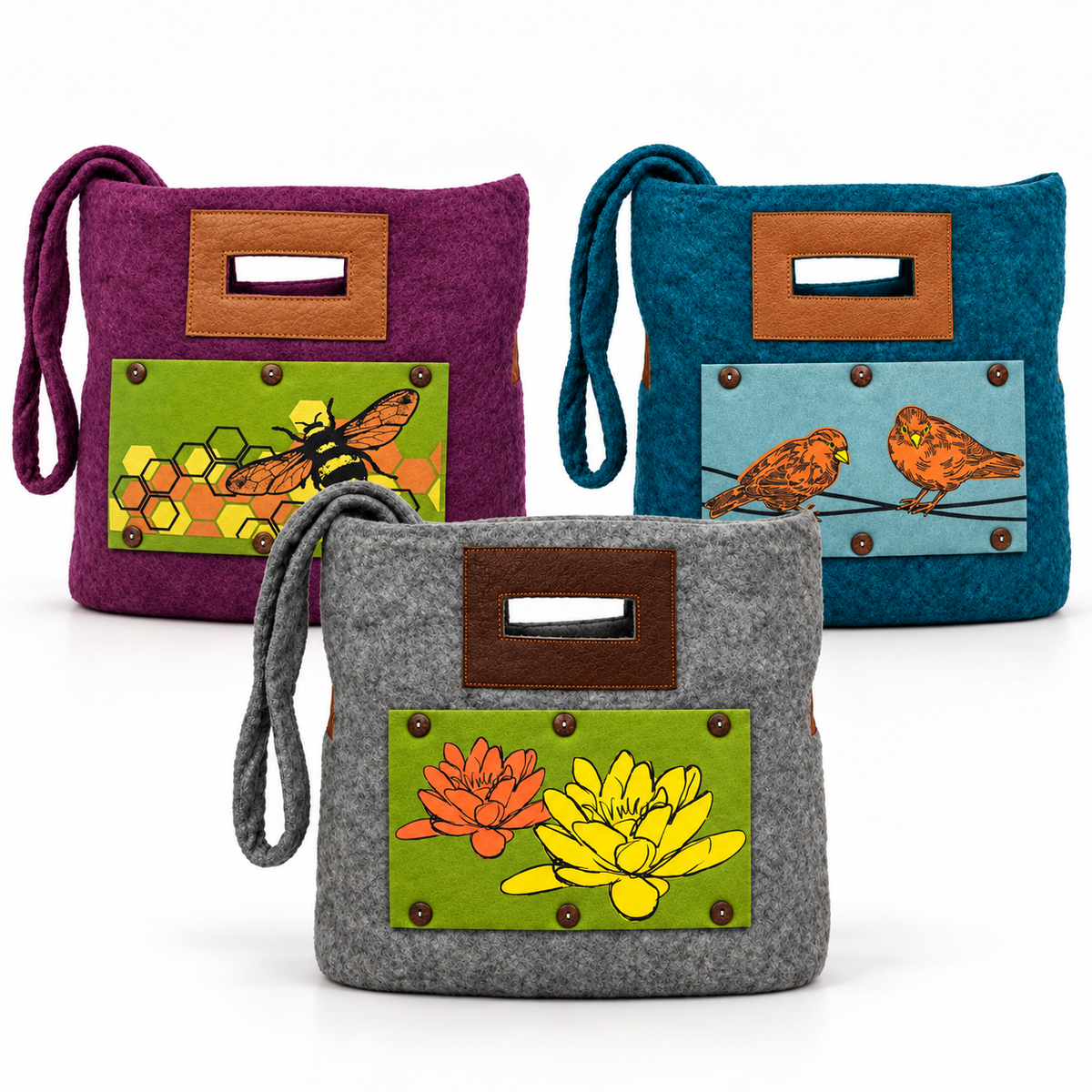 Customizable Needlepoint Project Tote by FIBRES of LIFE
