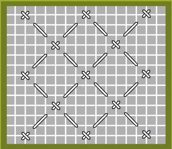 Trellis cross