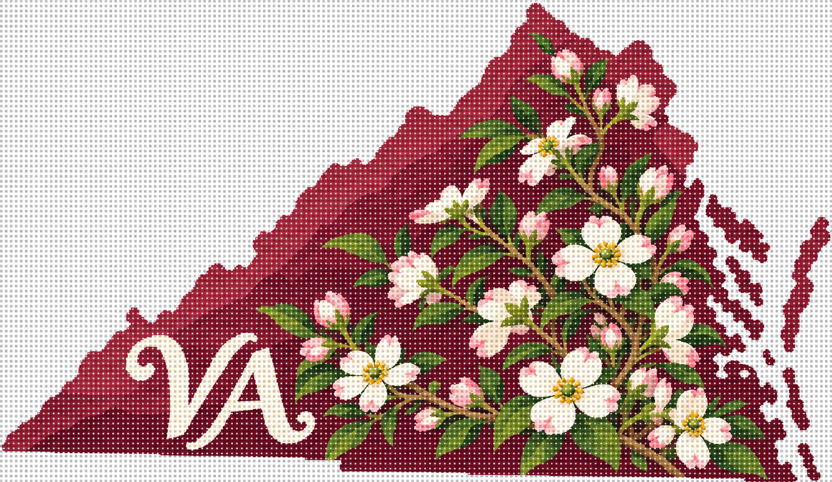 States in Bloom - Virginia's Dogwood Spring – The Needlepointer