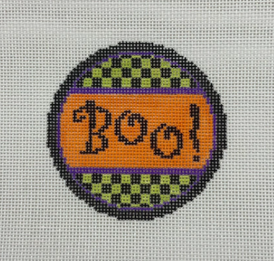 Checkered BOO! for Halloween