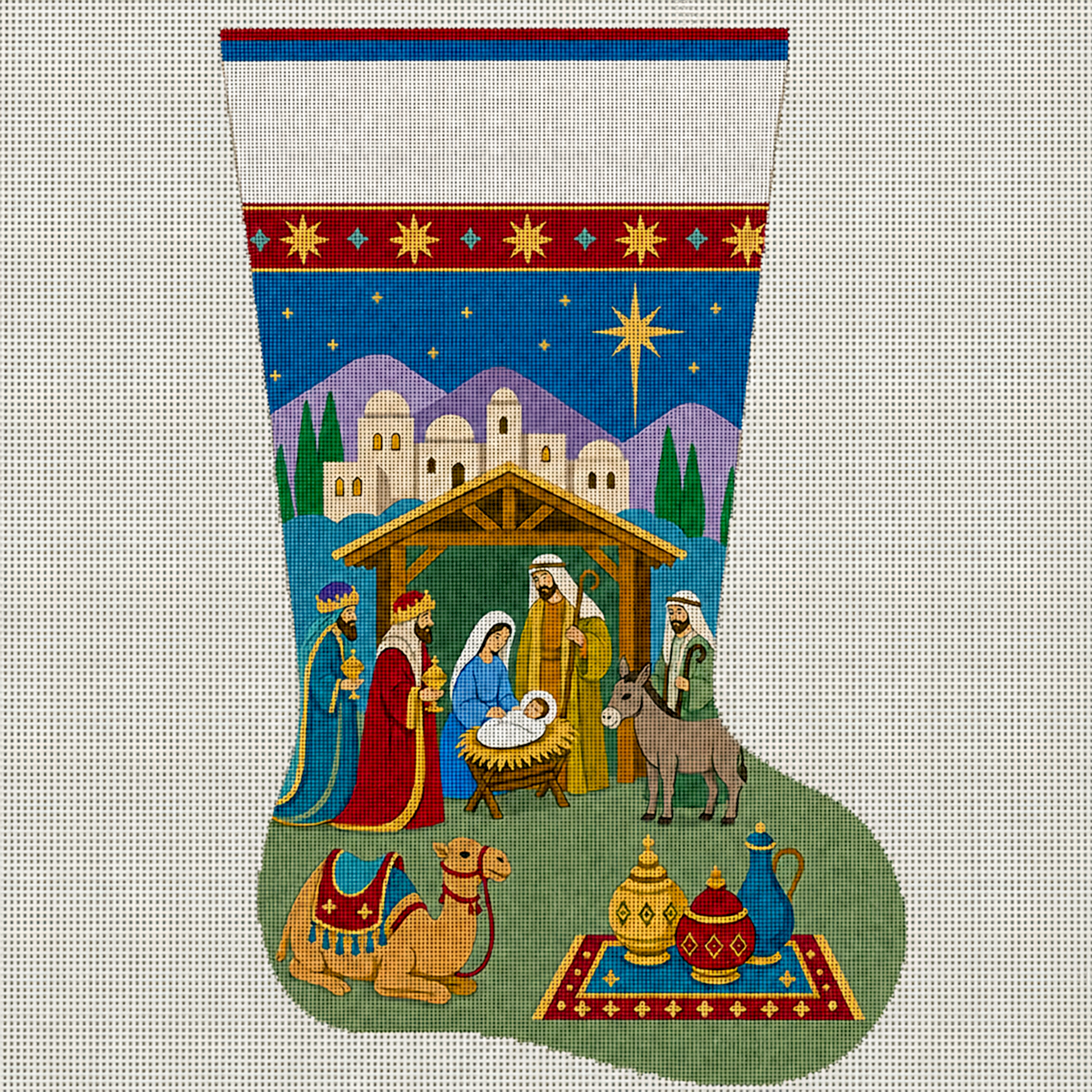Stocking - Nativity Stable