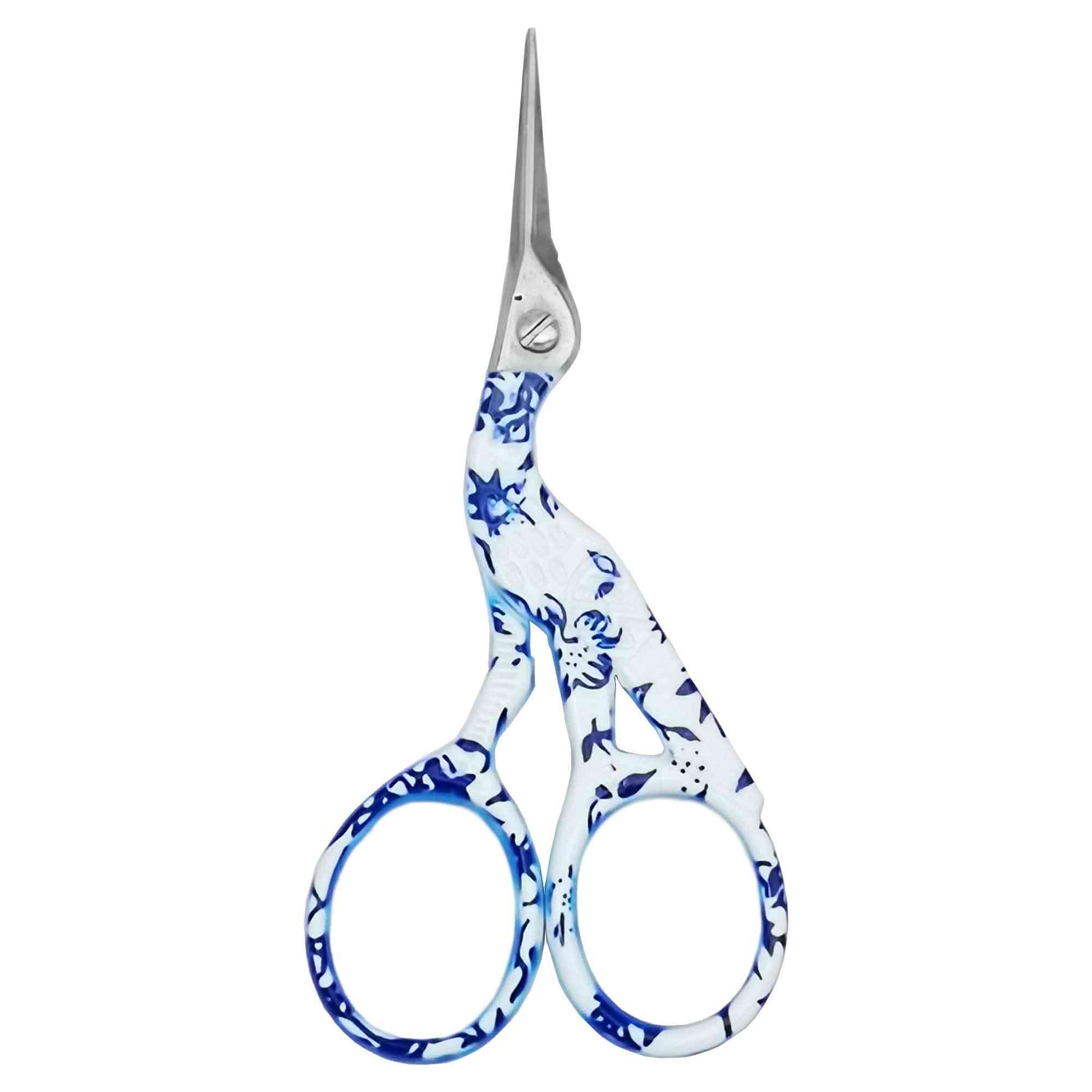 Floral Stork Scissors