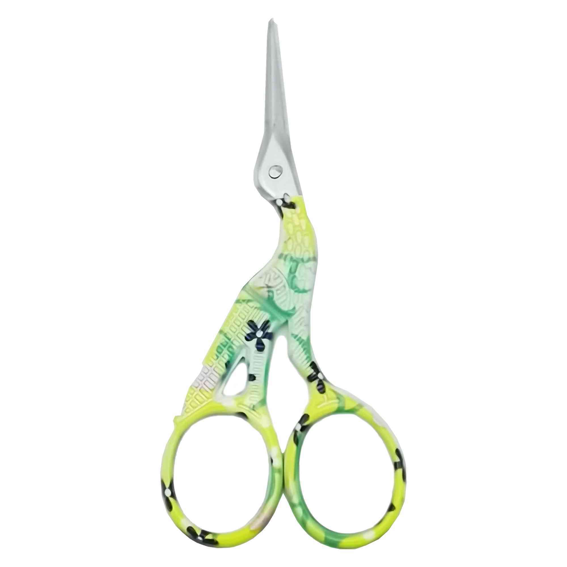 Floral Stork Scissors