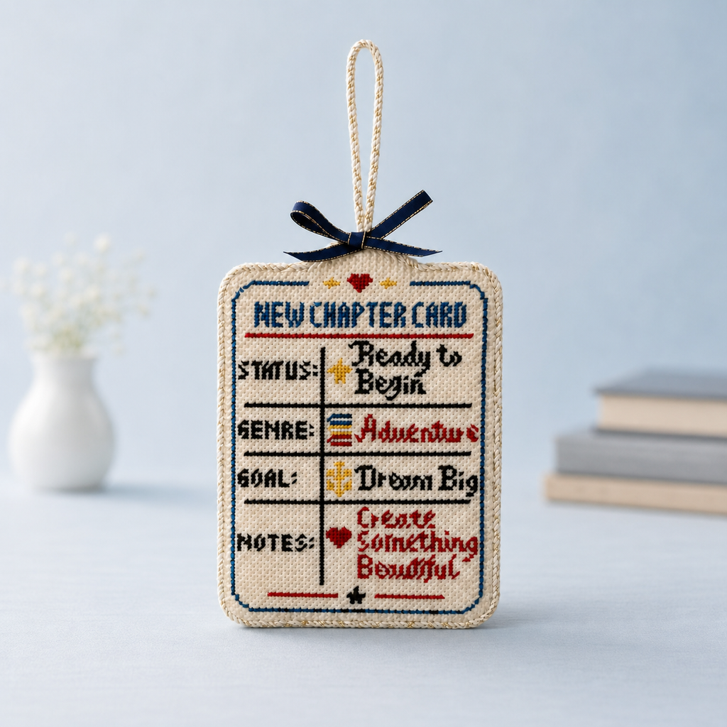 New Chapter Card Ornament