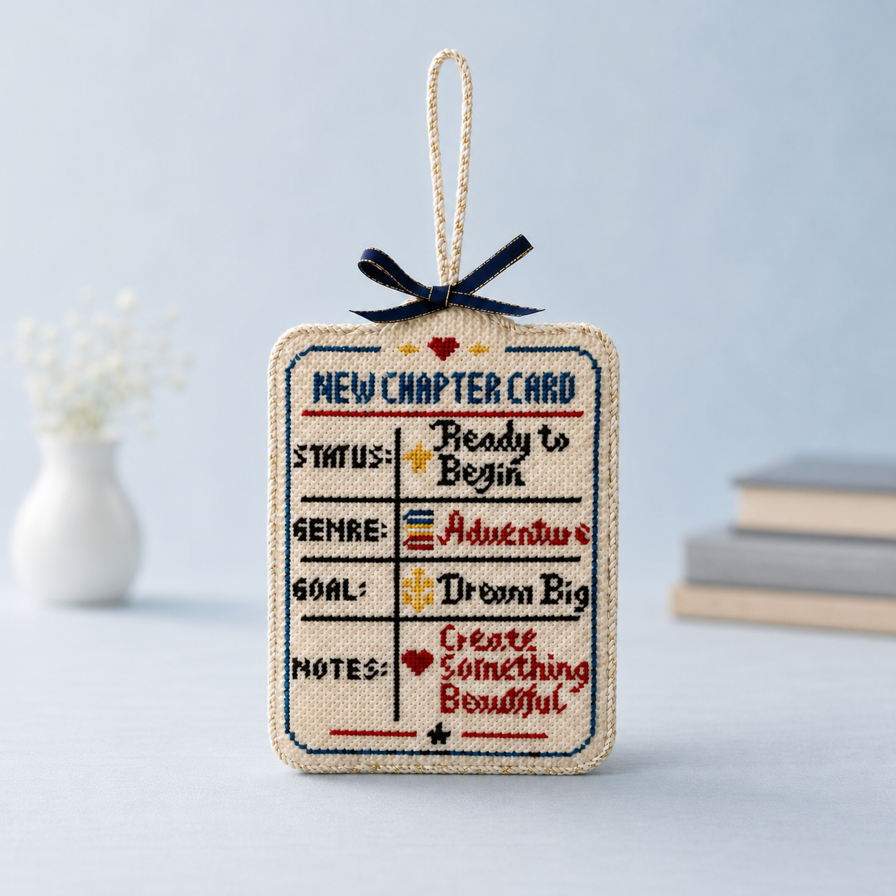 New Chapter Card Ornament