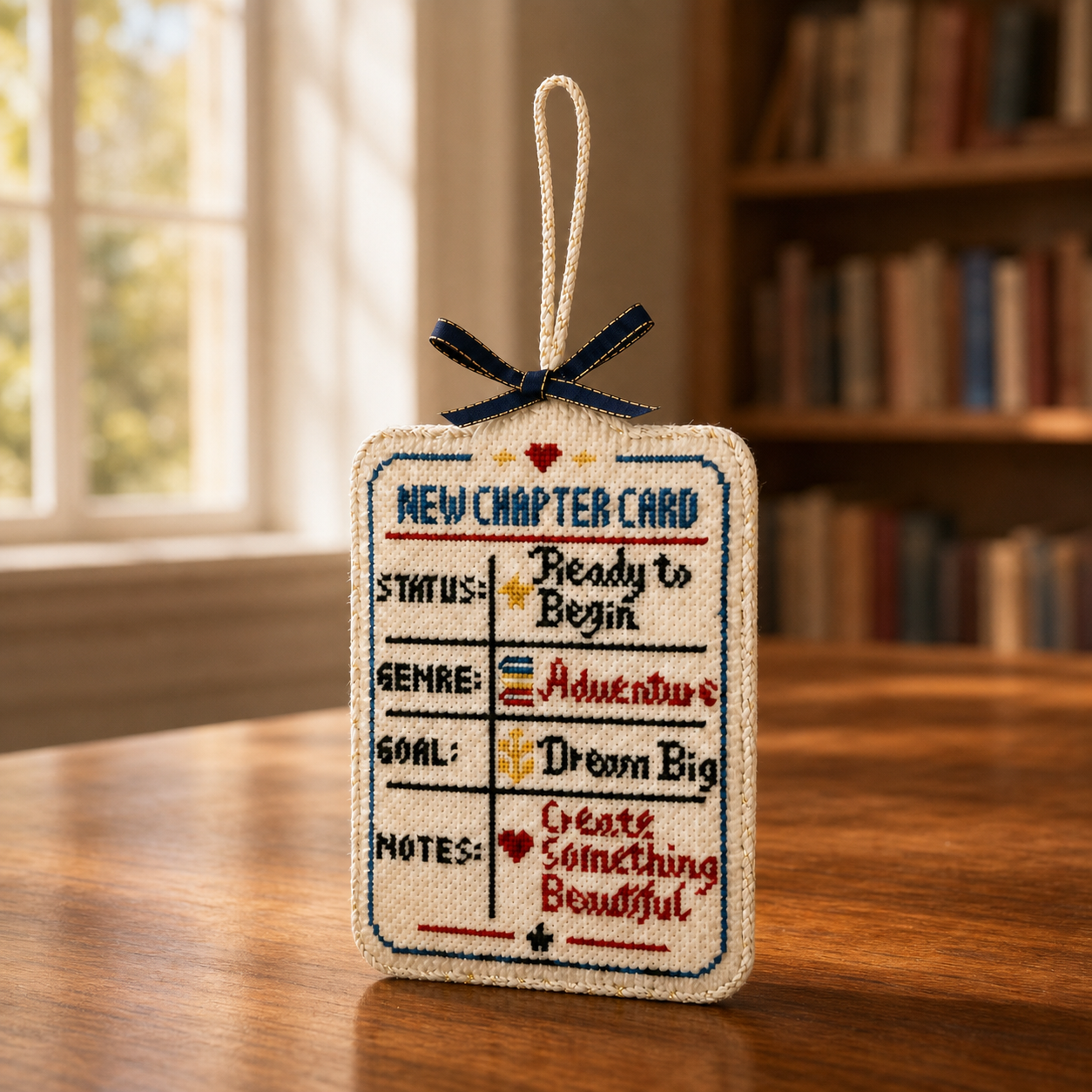 New Chapter Card Ornament