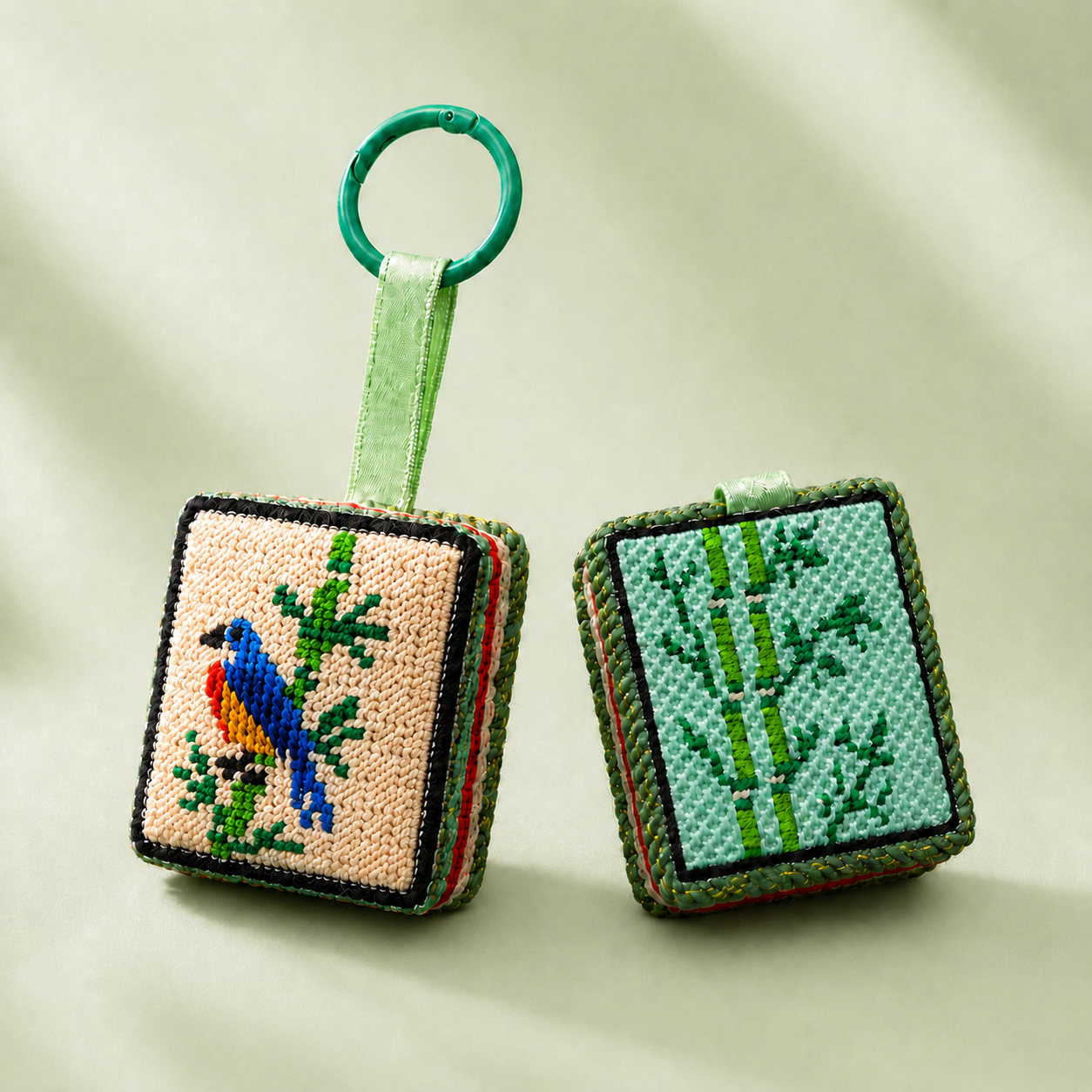 Mahjong Moments Collection #3 – One Bam Keychain Kit