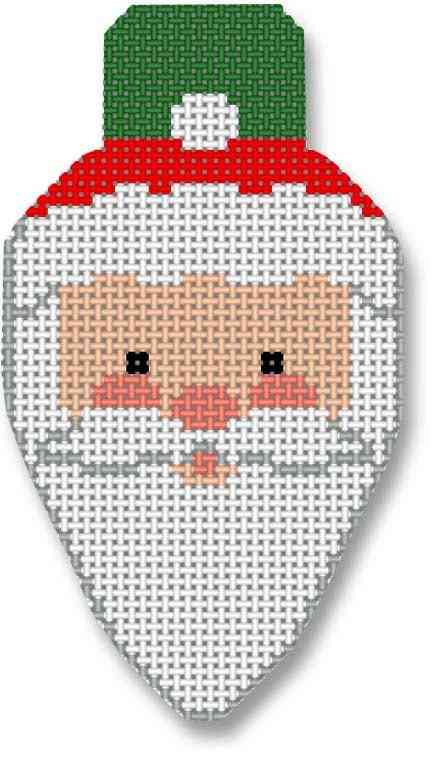 Lightbulb - Santa Face