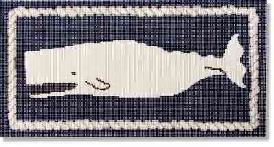 Whale with Rope Border