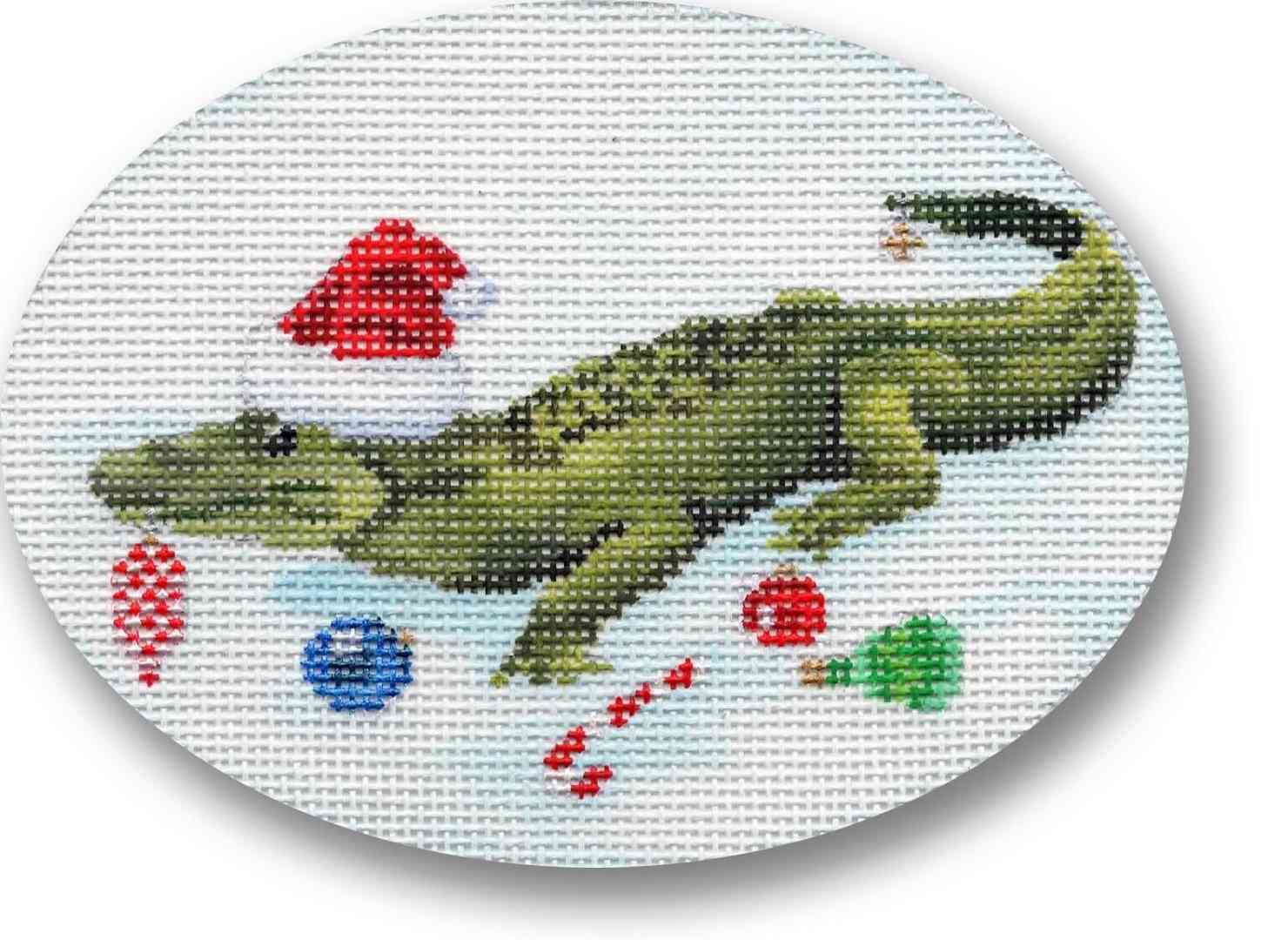 Ornament - Holiday Alligator