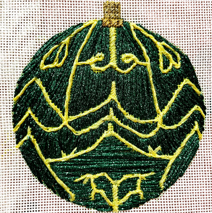Christmas balls -  Green and Yellow