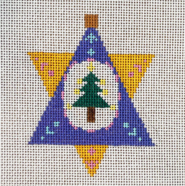 Festive Star-Shaped Christmas Tree Holiday Ornament