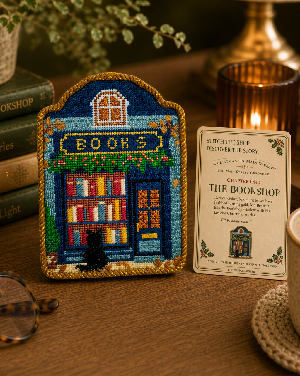 Christmas on Main Street - A 12-Month Storytelling Needlepoint Club