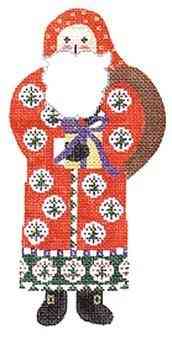 Santa with Present - Red - 18 count