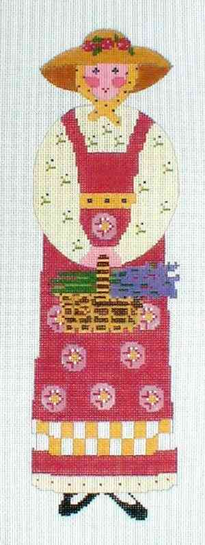 Garden Lady - With Lavender - Pink - 13 count