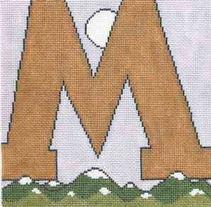 Letters - M (Mountains/Moon)