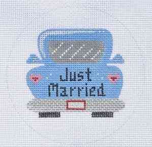 Ornament - Just Married Car