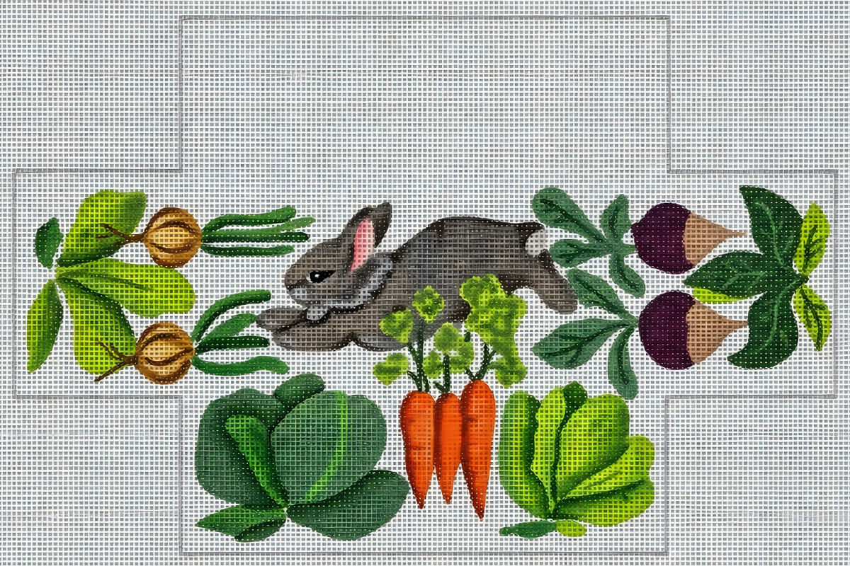 Brick Cover - Rabbit in Vegtables