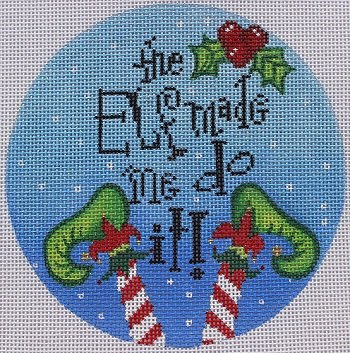 The Elf Made Me - Red Socks
