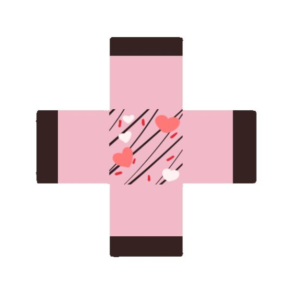 Love Chocolate Spread & Pink Waltz Pattern
