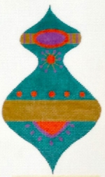Teal Turban ornament