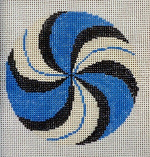 Peppermint Candies - Navy Blue