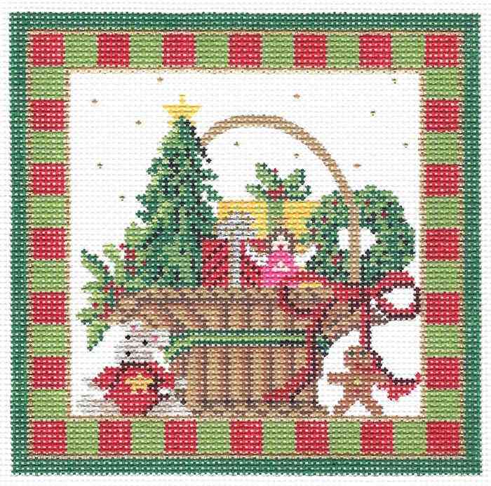 Seasonal Basket - December Christmas