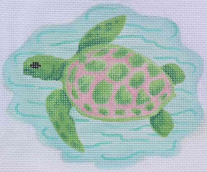 Tropical Mini - Pink and Green Sea Turtle