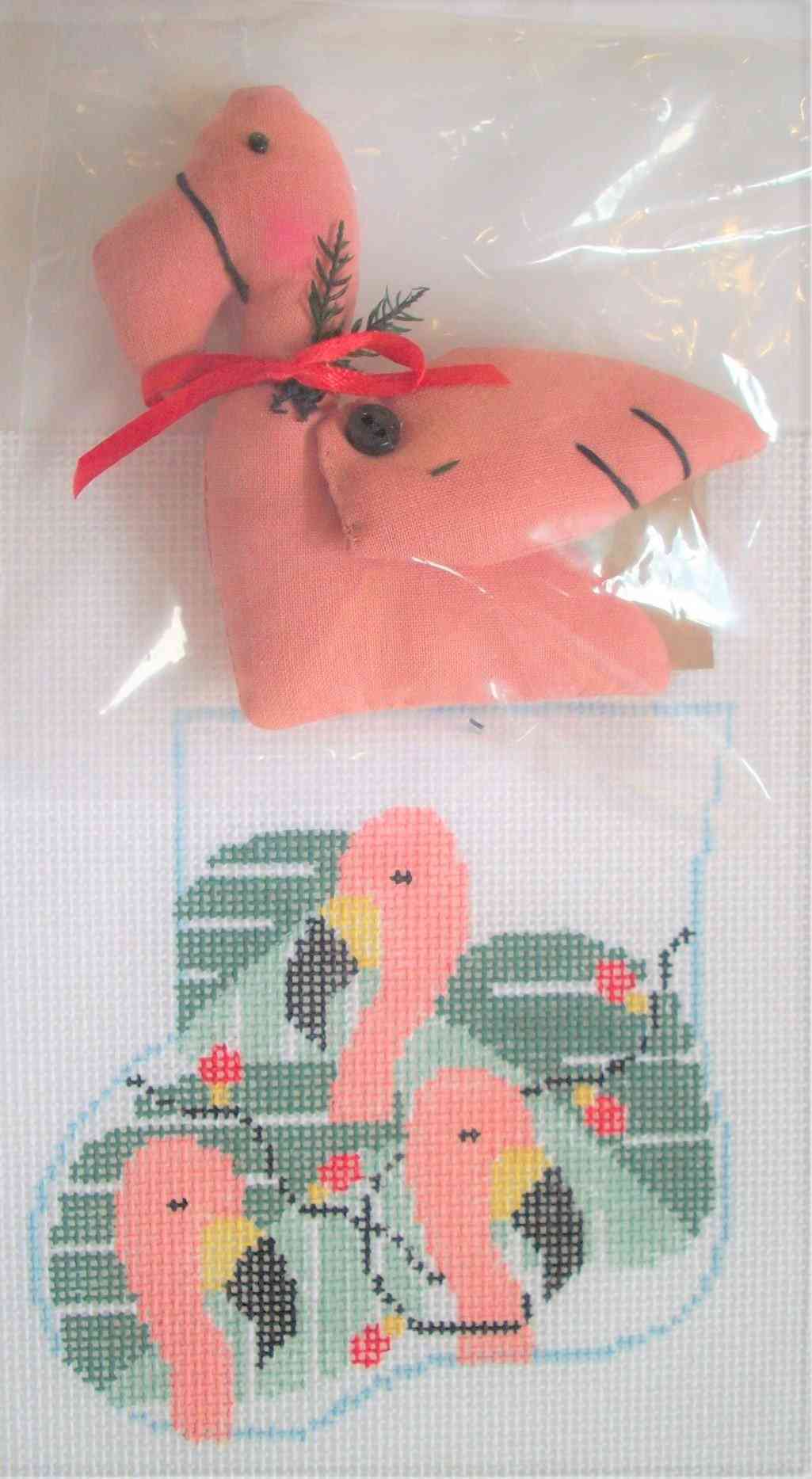 Mini-sock with Insert - Flamingo Lights with Flamingo