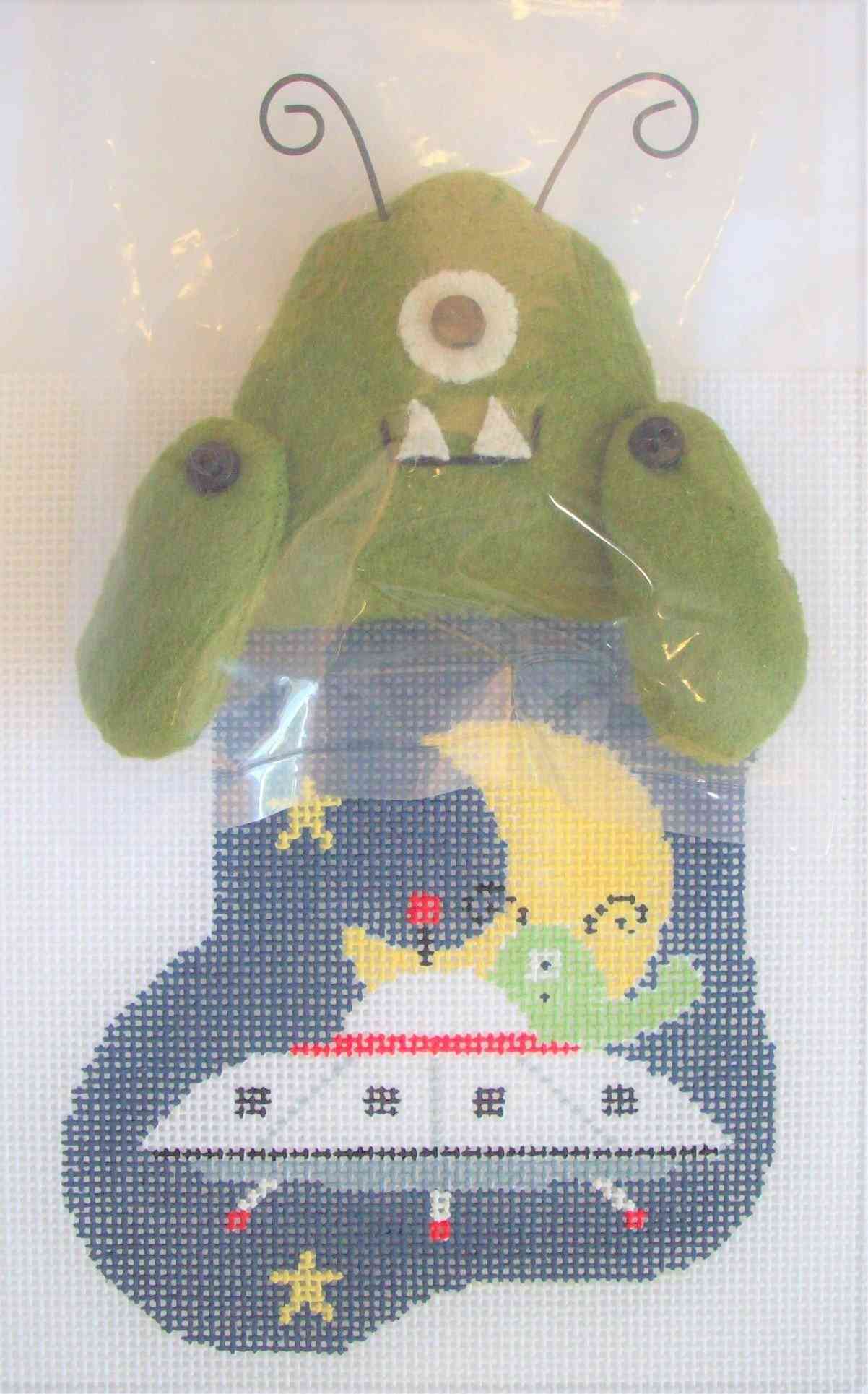 Mini-sock with Insert - Outer Space with Alien