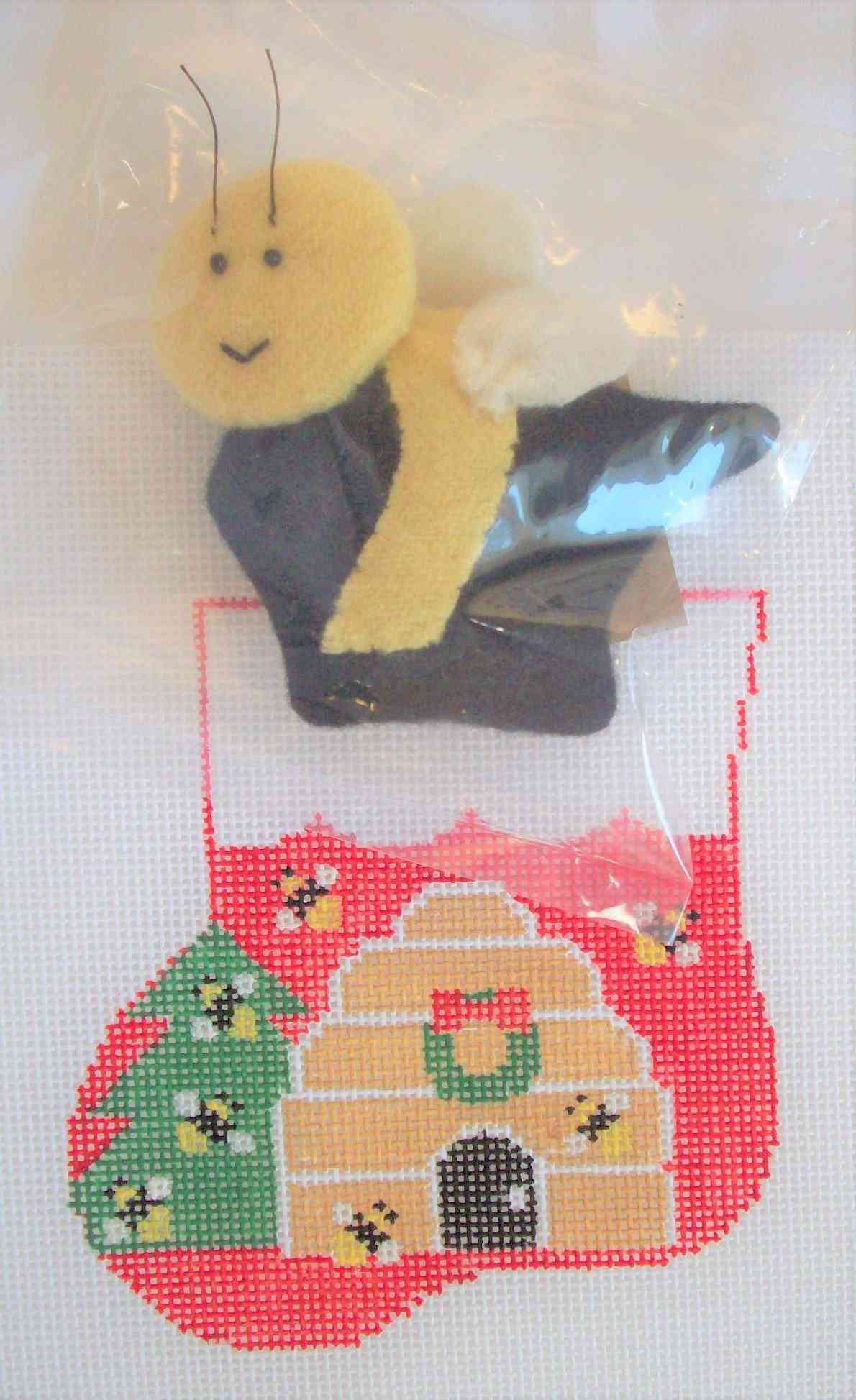 Mini-sock with Insert - Beehive with Bee