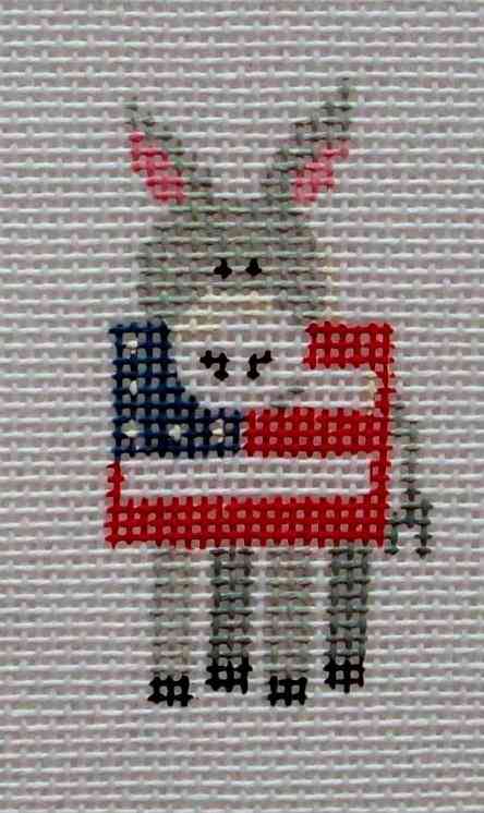 Patriotic Mini Figure - Donkey