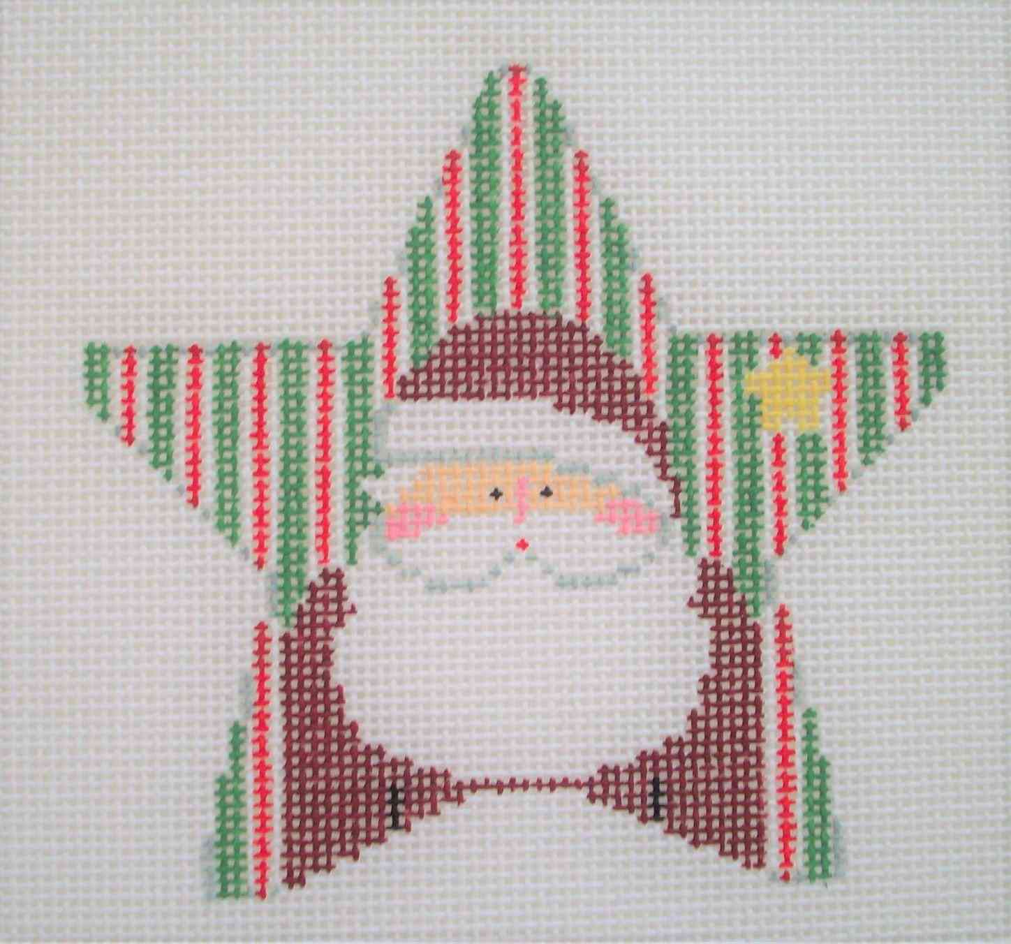Christmas Star - Santa in Stripes