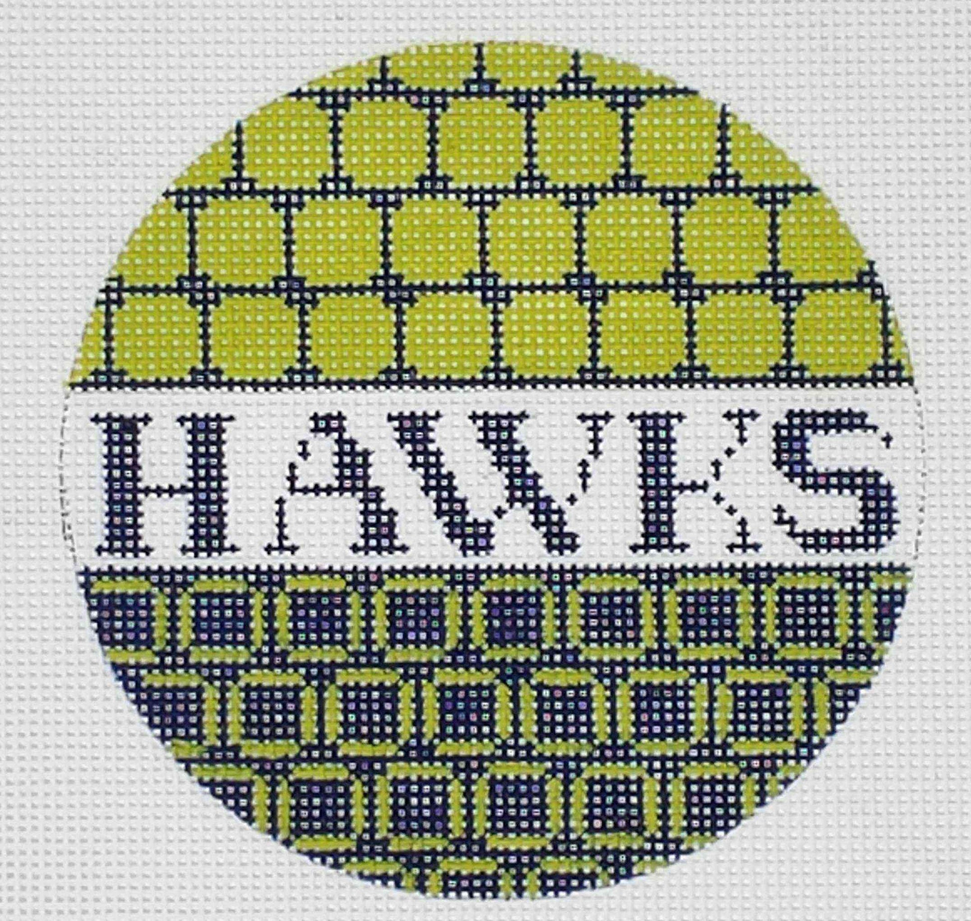 Round Ornament - HAWKS