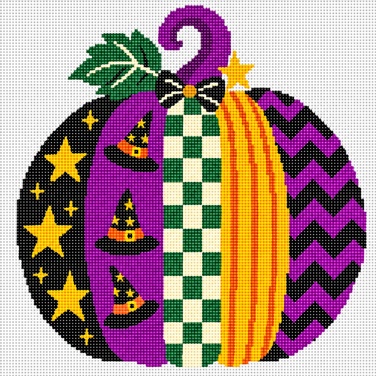 Halloween Pumpkin - Witch Hat Wishes