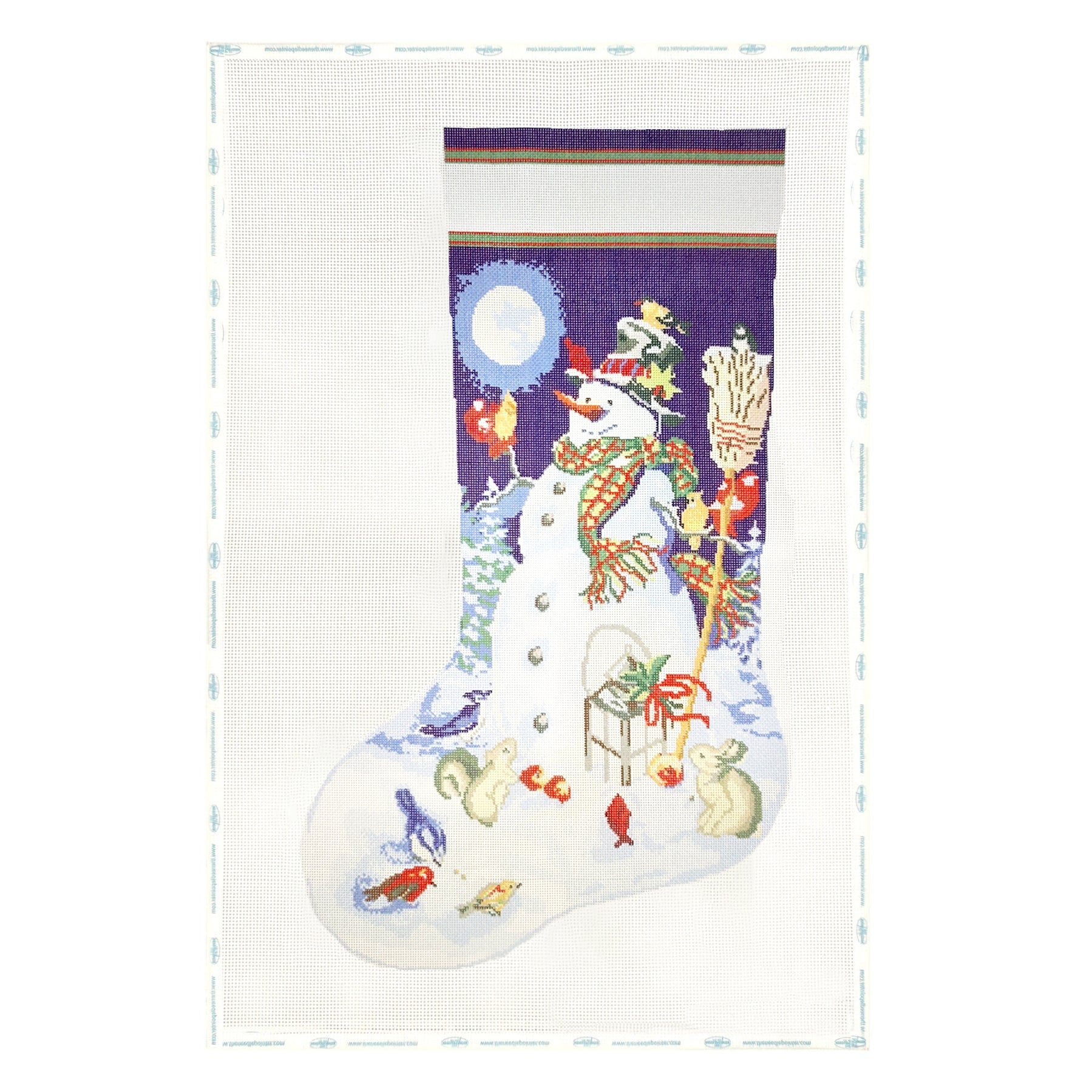 Printed Christmas Stockings - Frosty’s Winter Celebration