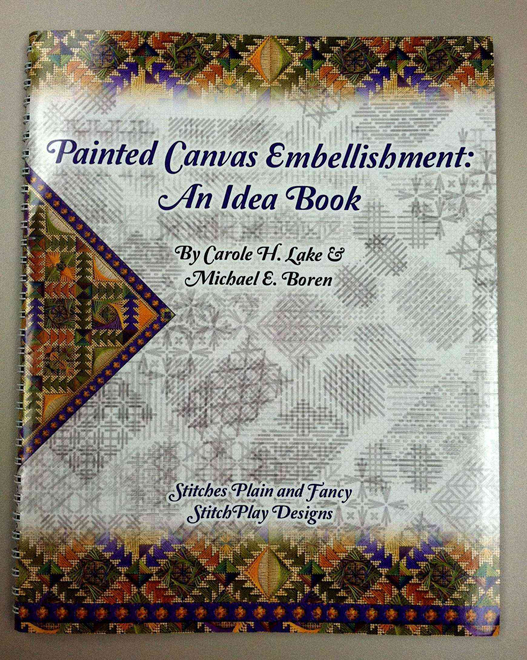 Painted Canvas Embellishment: An Idea Book