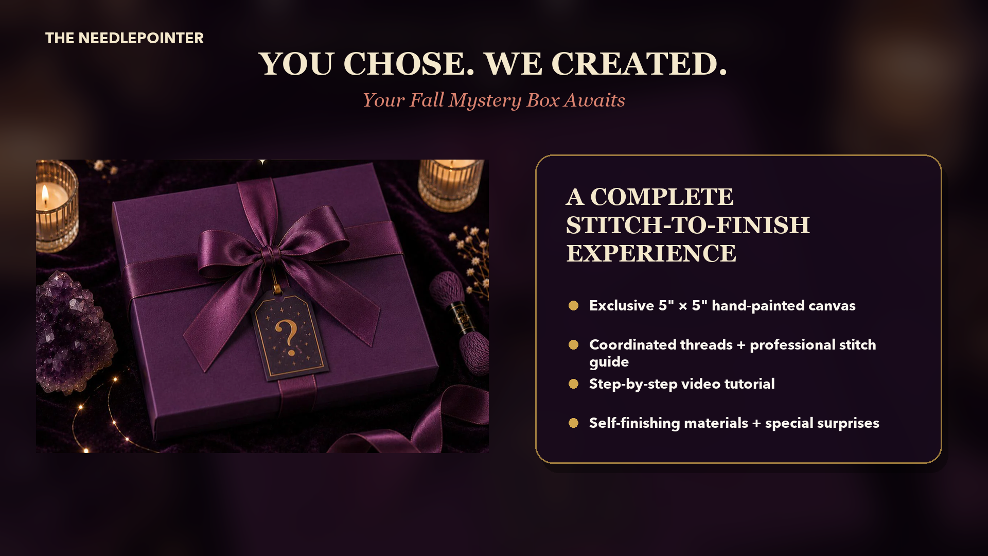 Fall Mystery Box 2026  |  Stitchers’ Choice Edition