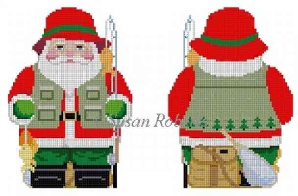 2-sided Santa - Fishing
