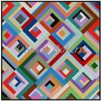Quilt - Log Cabin Askew