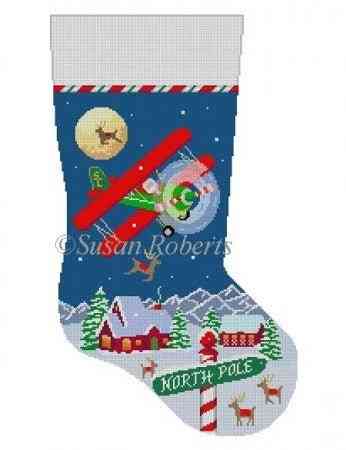 Stocking - Night Flight - Biplane